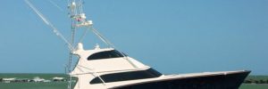 Curved Glass on Boat Moving in the Water