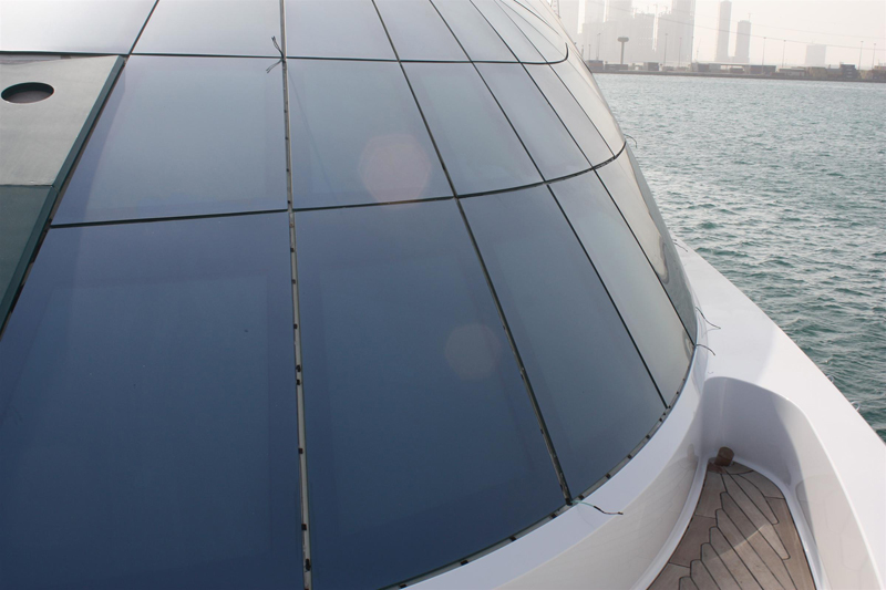 Marine glass windshield from ProCurve Glass Design